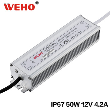 Fonte de alimentação do diodo emissor de luz de LPV-50-12 50W 12V 4.2A para a iluminação